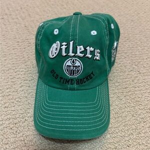 Old Time Hockey Edmonton Oilers Green Hat